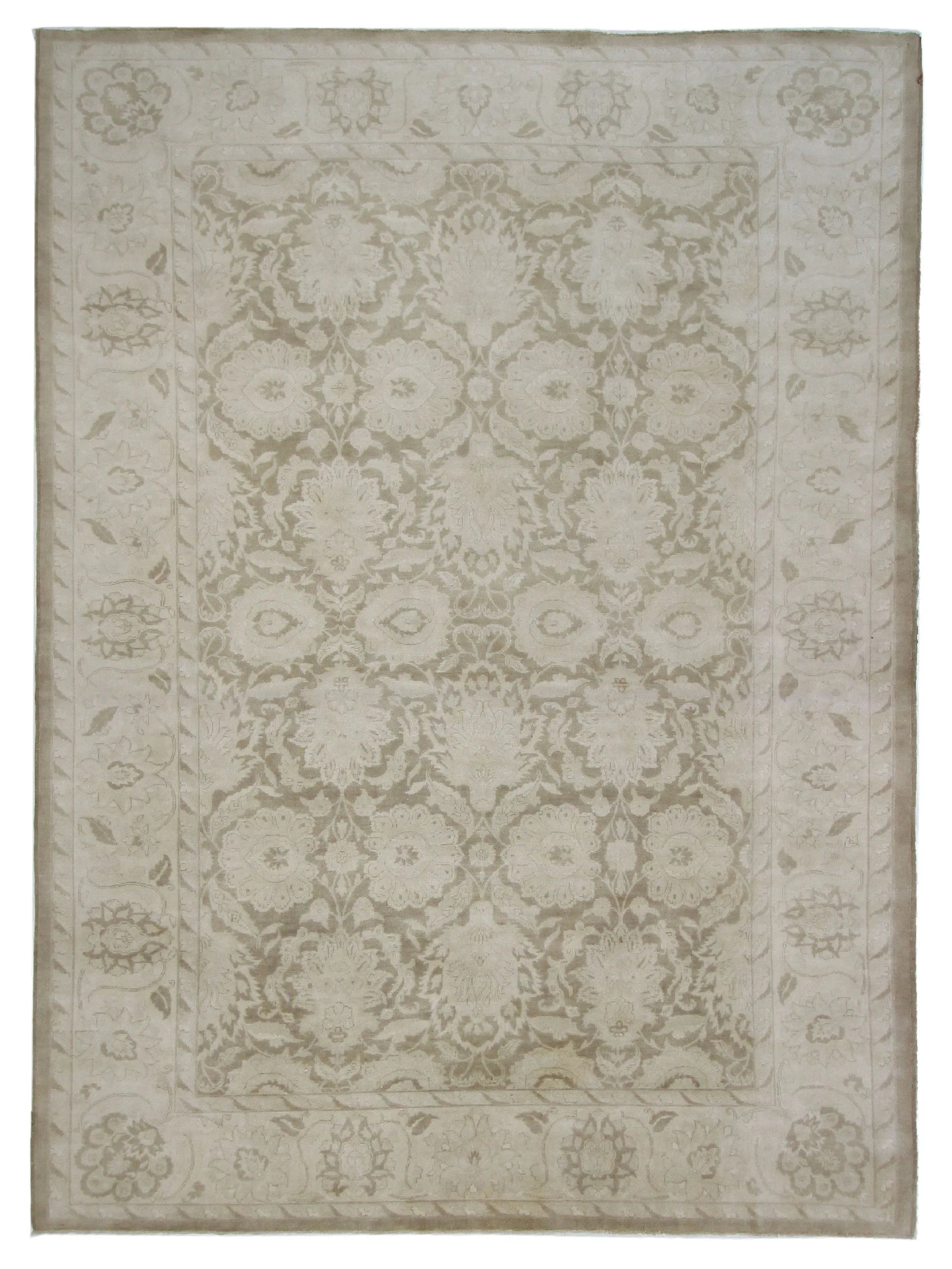 Ziegler Hand Knotted Beige 12x18